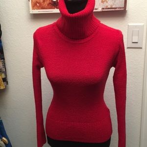 H&M Paris Red Ski Turtleneck Sweater